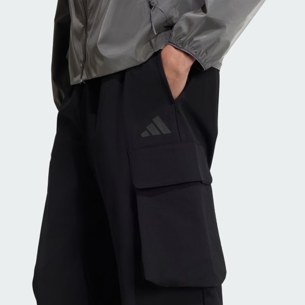 adidas City Tech Windbreaker Pants - Black | Free Shipping with