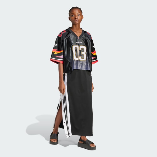 Negro camiseta Estampada Adilenium Season 3 Manga Corta