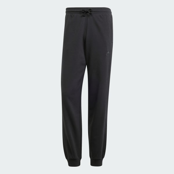 Negro Pantalón ALL SZN Holgado Algodón Perchado