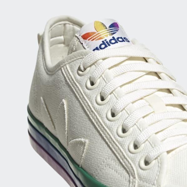 adidas Nizza Pride Shoes - White | adidas US