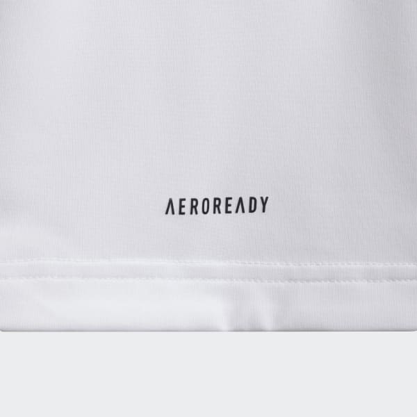 Blanco Camiseta Holgada y Alargada Marimekko Primegreen AEROREADY Estampada JAS98