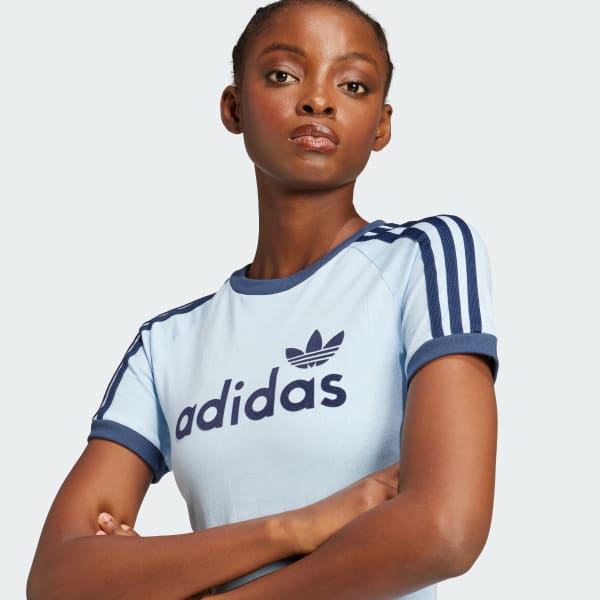 adidas Linear Graphic Cali T-Shirt - Blau | adidas Deutschland