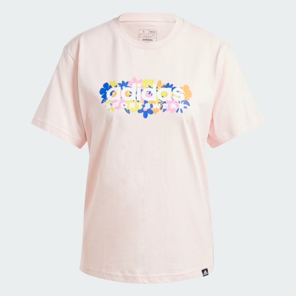 Rosa Playera Soft Side 2.0 Estampada