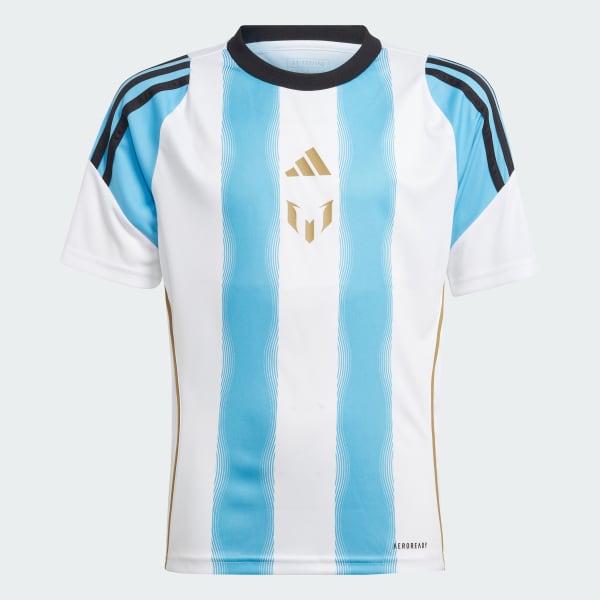Blanco Camiseta de Entrenamiento Messi Kids