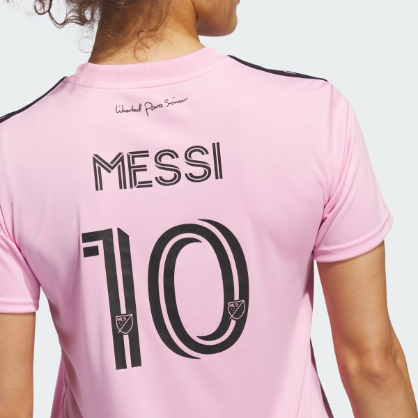 Lionel Messi 10 Signed Inter Miami FC 3D Baseball Jersey Gradient Black_Pink 4XL | StanleyFashion