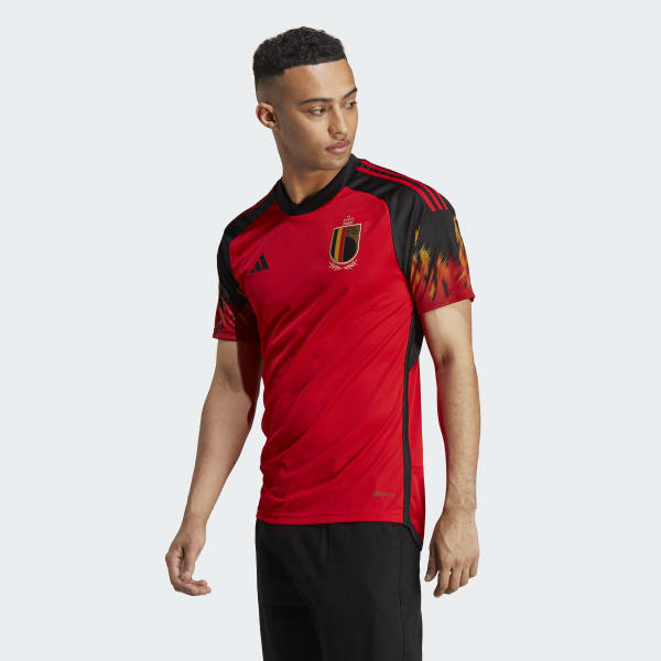 สีแดง เสื้อฟุตบอลชุดเหย้า Belgium 22