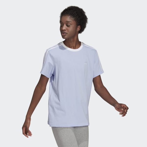 Purple Essentials 3-Stripes Tee IXV18