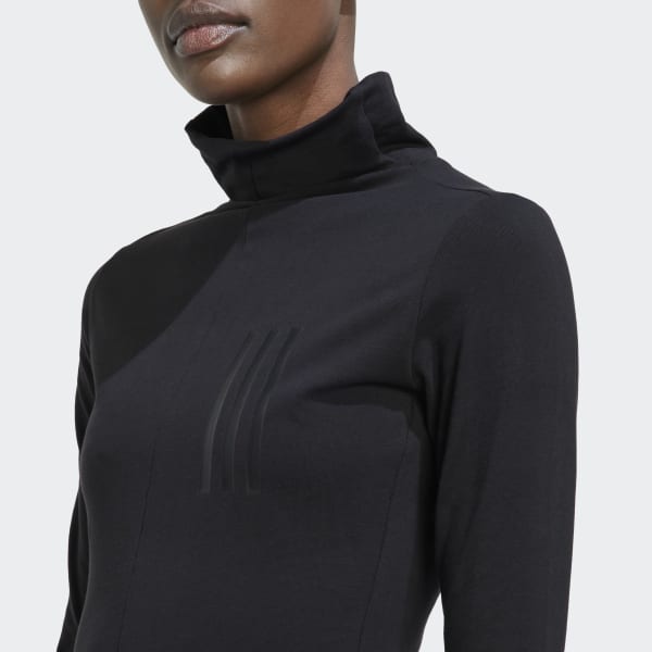 Zwart Mission Victory Mid-Length Jurk CN814