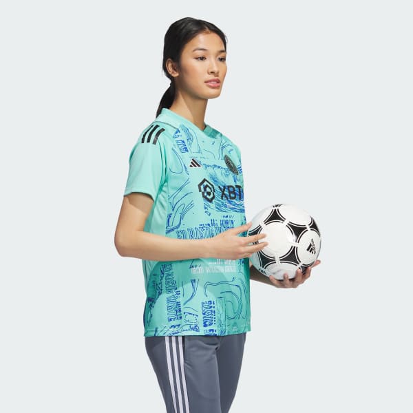 Women's Adidas Green Inter Miami CF 2023 One Planet Replica Jersey Size: Medium
