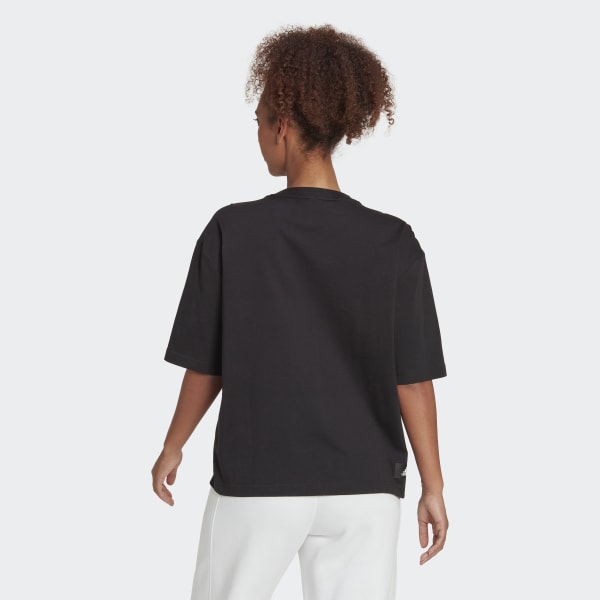 Preto T-shirt Badge of Sport Future Icons TA509