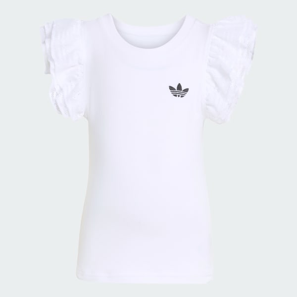 Bialy ZESTAW LACE CYCLING SHORT TEE