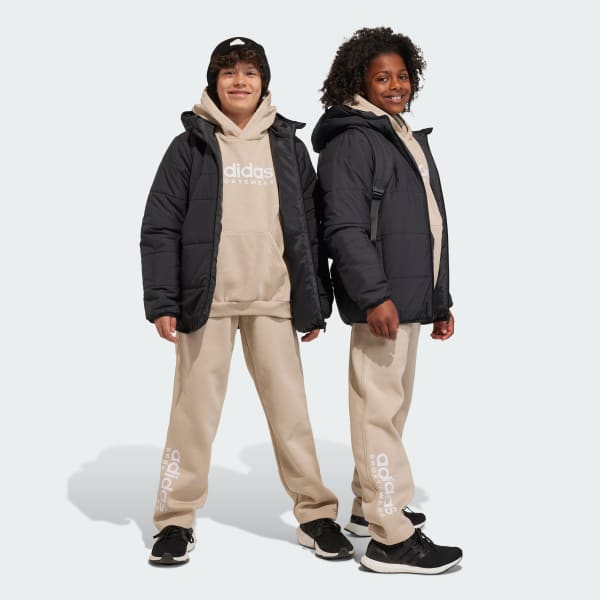 adidas Fleece Kids bukser - Beige adidas Denmark