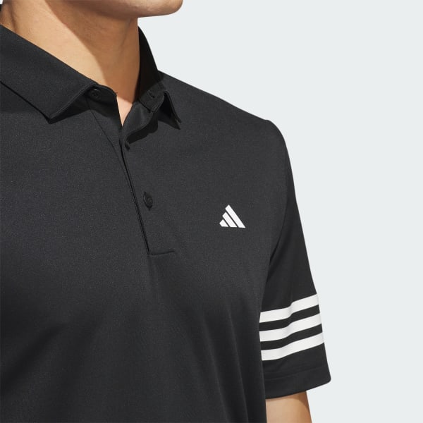adidas 3 Stripes Polo Shirt Black adidas Thailand