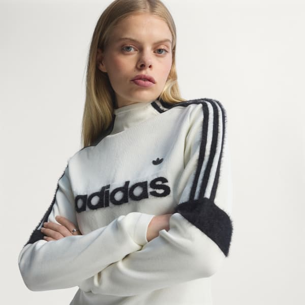 Blanco Playera de manga larga