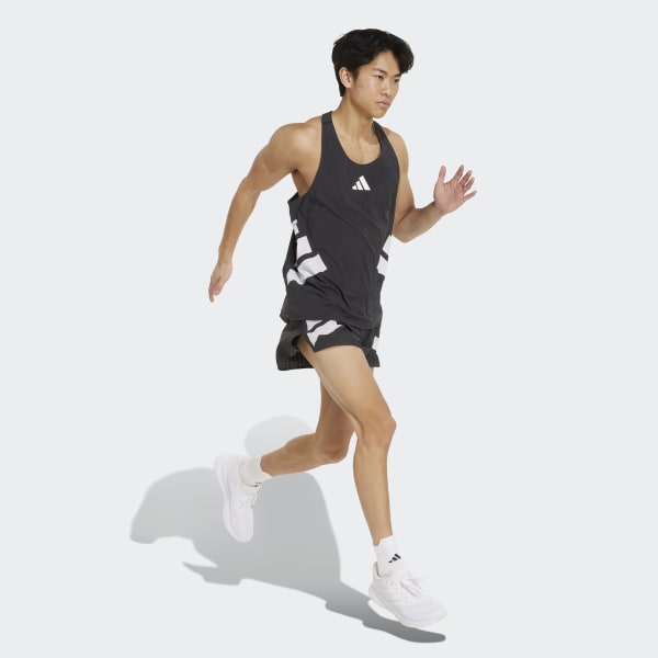 adidas Szorty Adizero Road to Records Split - Czerń | adidas