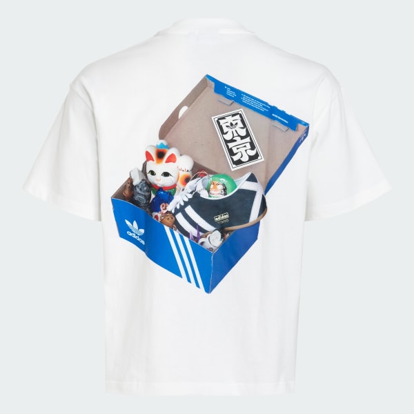 ホワイト 東京 シューズボックス 半袖Tシャツ