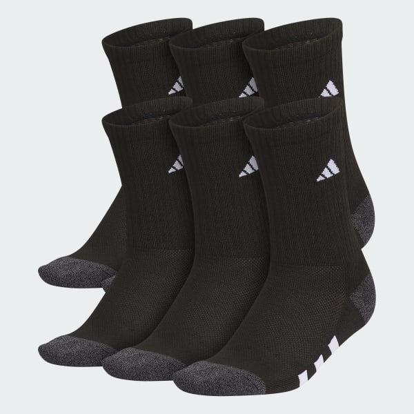 Athletic Cushioned 6-Pack Crew Socks Kids