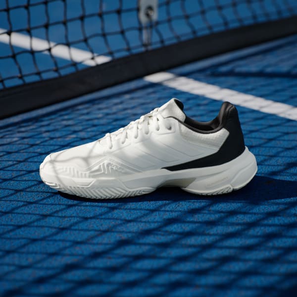 adidas Courtjam Control 3 Tennis Sneakers - White | Free Shipping