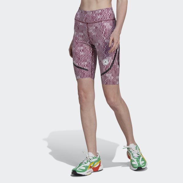 Hvid adidas by Stella McCartney TruePurpose Printed Cycling tights