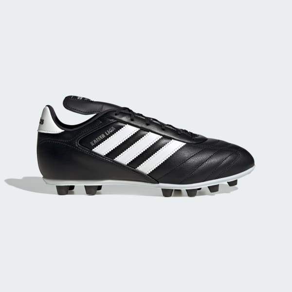 Black Kaiser Liga 2 Football Boots Firm Ground