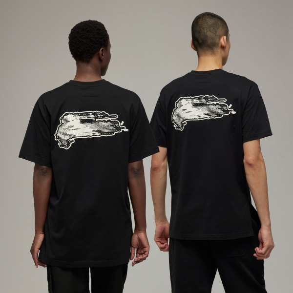 Negro Camiseta manga corta Brushstroke Graphic Y-3