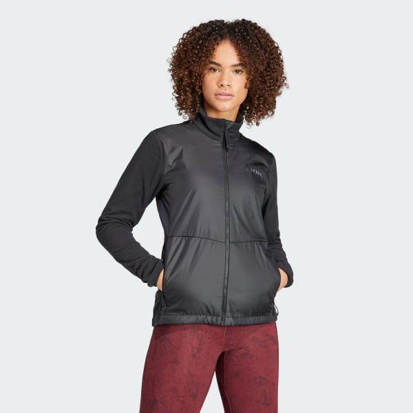 Fleece jacket with elastic cuffs online