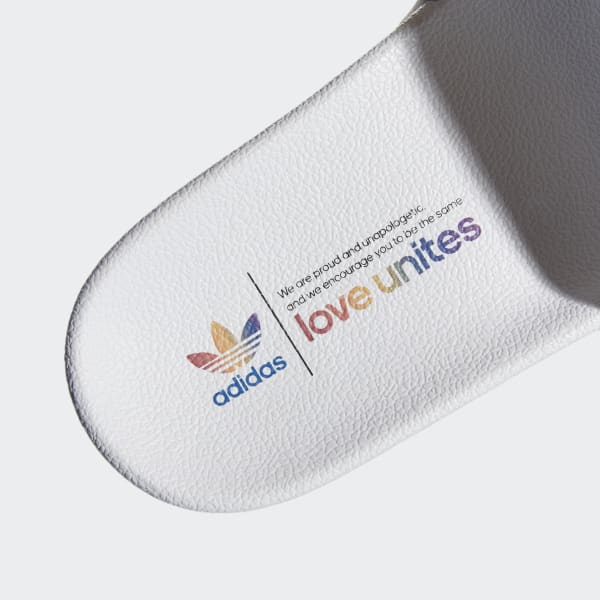 adidas love unites slides