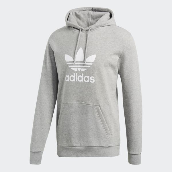 adidas originals pullover hoodie with trefoil logo