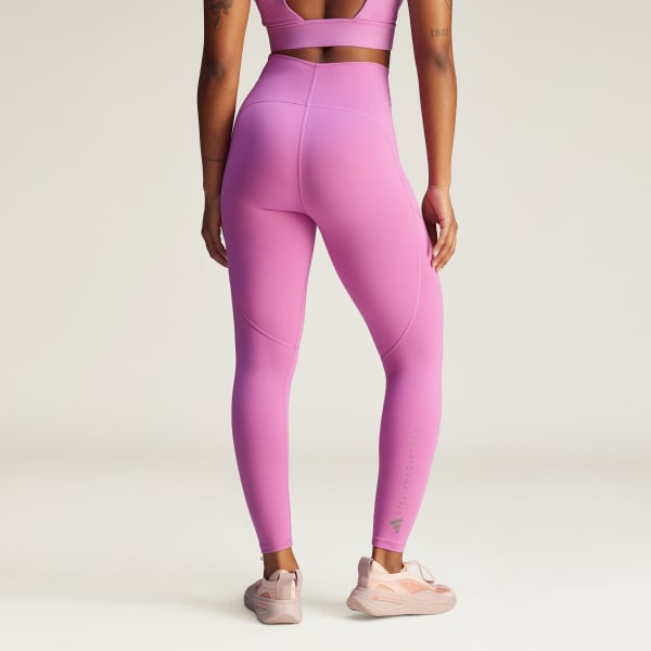 Purple adidas by Stella McCartney TrueStrength Yoga 7/8 Leggings