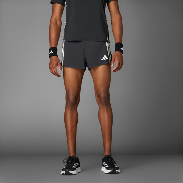 Black 아디제로 러닝 스플릿 쇼츠