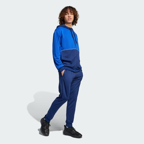 Azul Conjunto Sportswear Colorblock Doubleknit