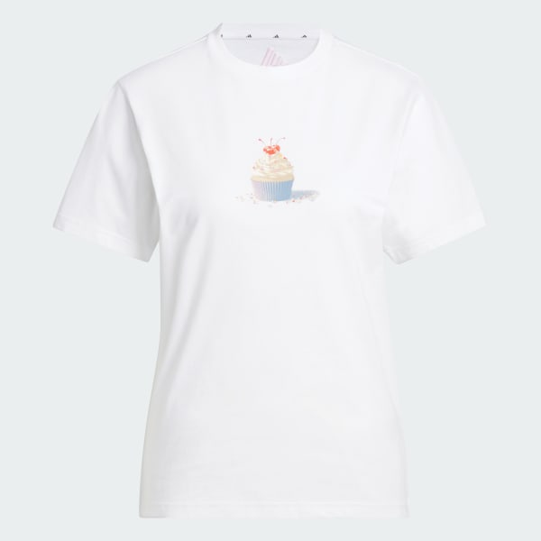 Blanco Camiseta estampada Seasonal Essentials Cupcake