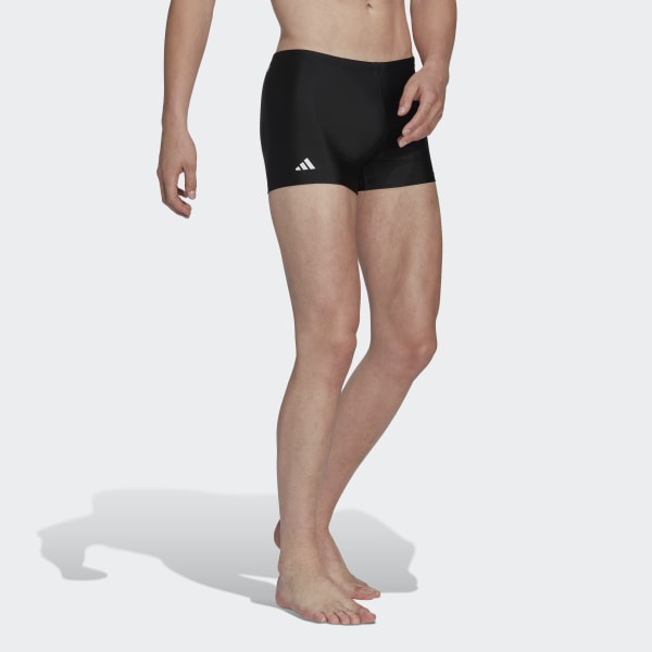 Sort Bold 3-Stripes badeshorts
