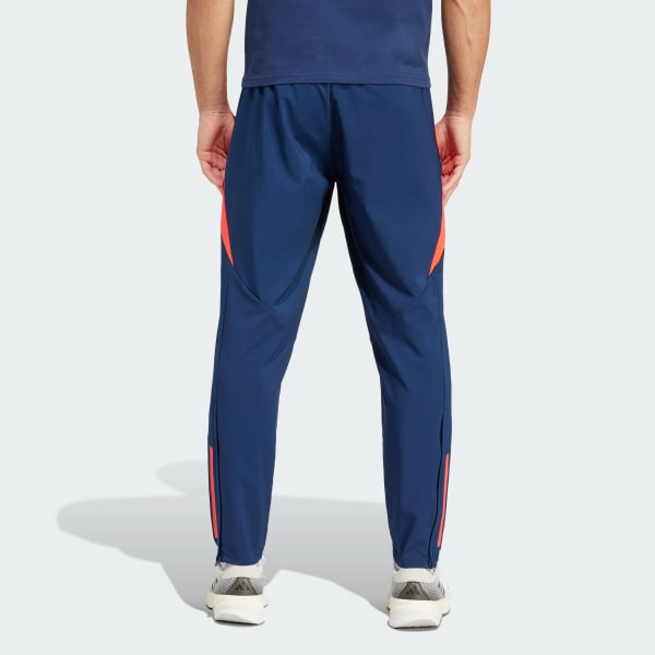 modrá Manchester United Tiro 24 Presentation Tracksuit Bottoms