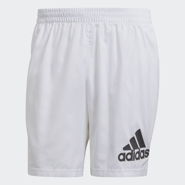White RUN-IT SHORTS