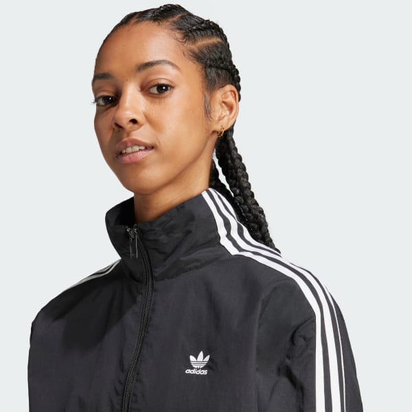 アウターその他 ADIDAS woven track top black JD5331 Adidas Adicolor Woven Track Top Womens - Black / JD5331
