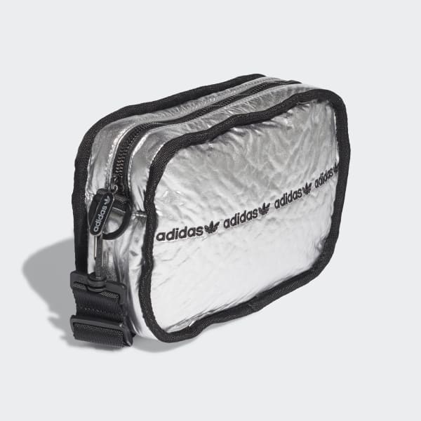 adidas mini airliner bag silver