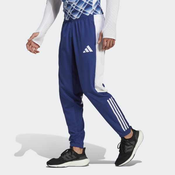 Donkerblauwe adidas broek on sale