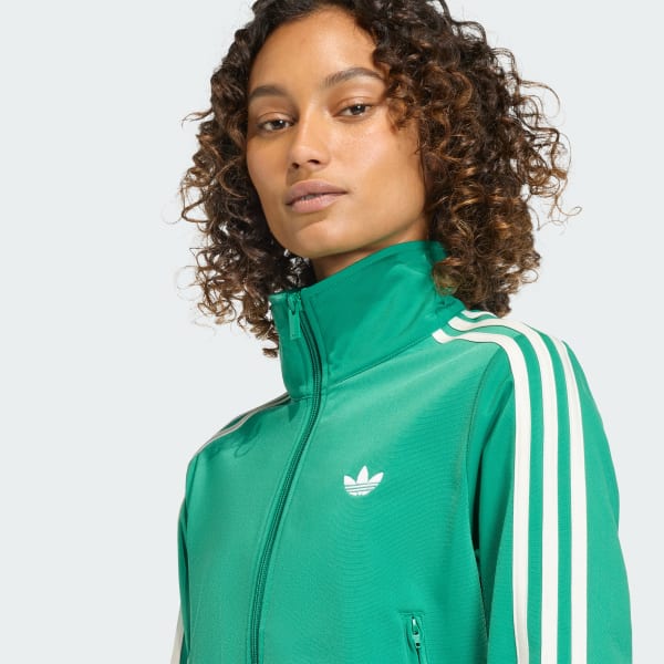 adidas FIREBIRD CLASSIC TRACK TOP - Green | Free Shipping with