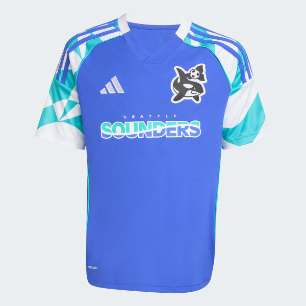 adidas Seattle Sounders FC 2025 Archive Youth Jersey - Blue