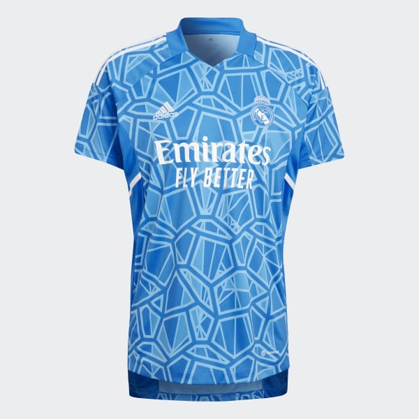 Azul Camisola Principal de Guarda-redes 22/23 do Real Madrid