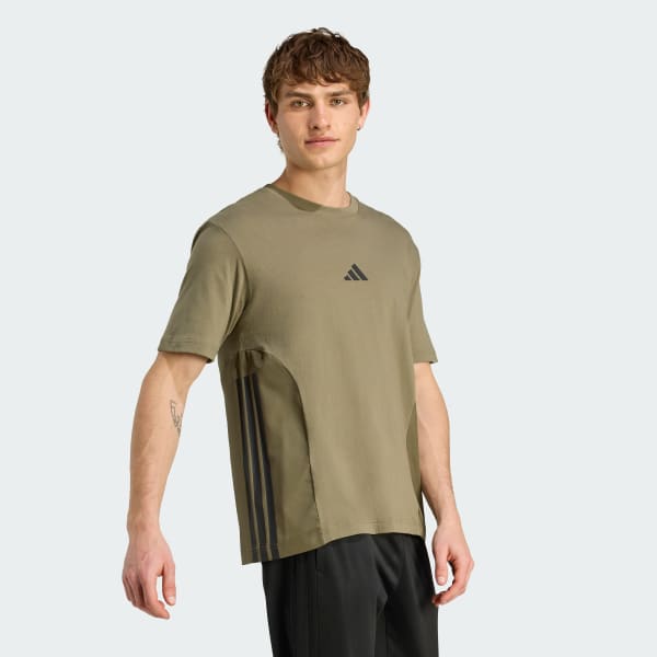 สีเขียว เสื้อยืด City Tech Utility