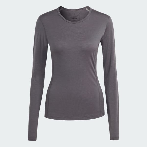 Plomo Polo interior manga larga Terrex Xperior Merino 200