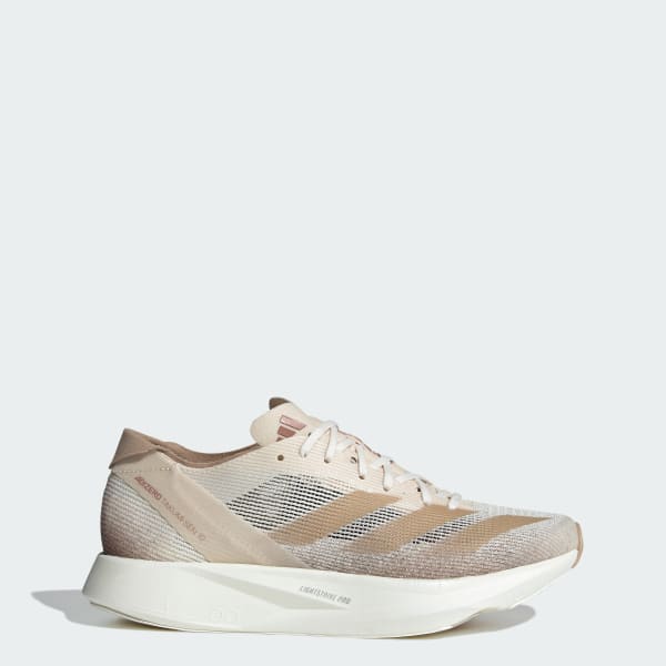 Beige Adizero Takumi Sen 10 Shoes