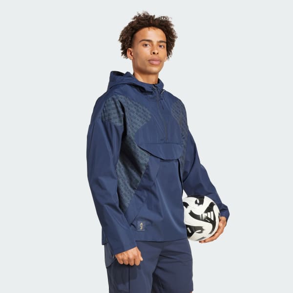 Blau Juventus Turin Seasonal Half-Zip Windbreaker