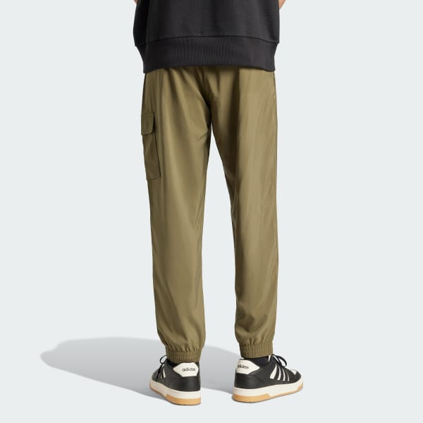zelená Kalhoty Essentials Small Logo Cargo
