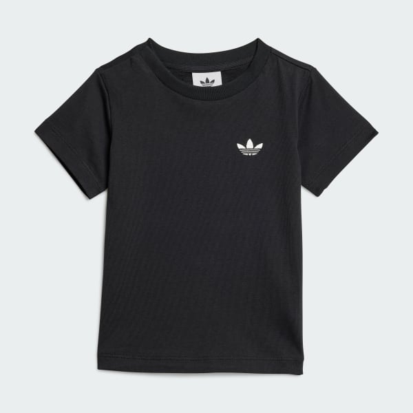 Black ADIDAS DISNEY MICKEY MOUSE SHORT TEE SET