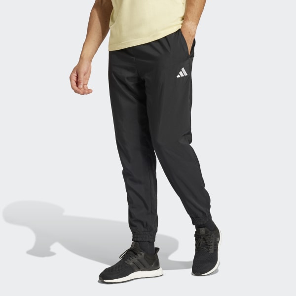 adidas Essentials Small Logo Stanford Tracksuit Bottoms - Black