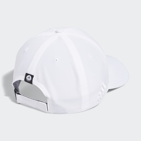 White Crestable Golf Performance Hat