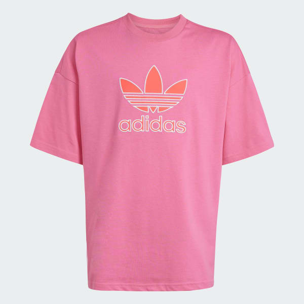 Roze Oversized Trefoil T-shirt